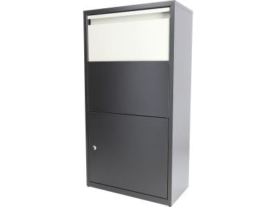 Haussmann Paketbox Paketbriefkasten  30 l 440 x 220 mm nachtgrau; blassgrau  