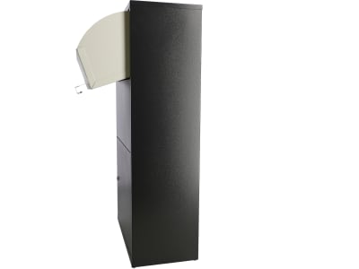 Haussmann Paketbox Paketbriefkasten  30 l 440 x 220 mm nachtgrau; blassgrau  