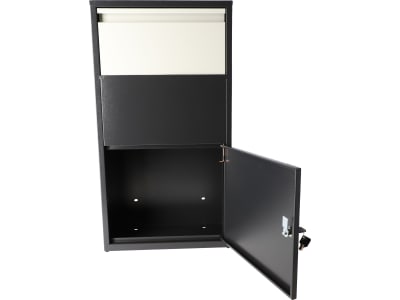 Haussmann Paketbox Paketbriefkasten  30 l 440 x 220 mm nachtgrau; blassgrau  