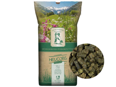 Mühldorfer Heucobs "medium" Heuersatz für Pferde zum Einweichen 20 kg Sack Mühldorfer Heucobs "medium" Heuersatz für Pferde zum Einweichen 20 kg Sack