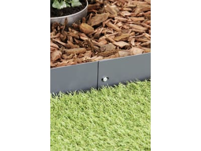 bellissa Rasenkante Spina 2er-Set Stahlblech anthrazit 103 x 16 cm 