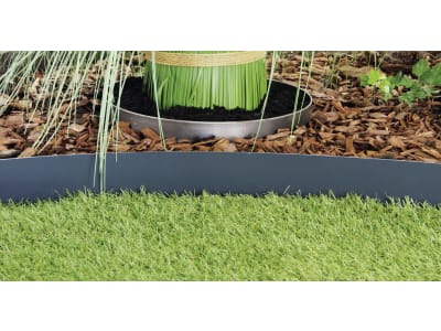 bellissa Rasenkante Spina 2er-Set Stahlblech anthrazit 103 x 16 cm 