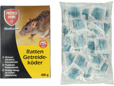 Protect Home Ratten Getreideköder 400 g  zur Rattenbekämpfung 