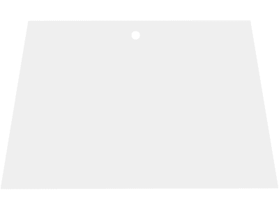 Fendt Front-/Heckscheibe oben, grün, für Favorit 600, 385500350050