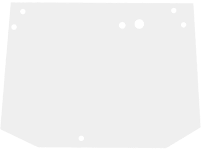 Fendt Heckscheibe für Traktor Farmer 200, mit Umbausatz