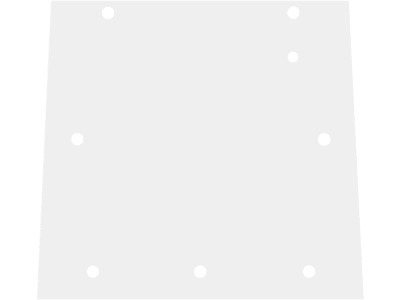 Massey Ferguson Heckscheibe grün, für Traktor MF 3000, 3389902M3