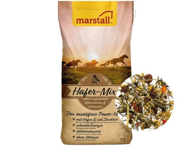 marstall® Hafer-Mix stärkereduziertes, melassefreies Pferdefutter Müsli 15 kg Sack marstall® Hafer-Mix stärkereduziertes, melassefreies Pferdefutter Müsli 15 kg Sack