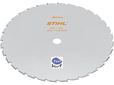 STIHL Sägeblatt 225 mm Stahl, 36 St. Zähne hartmetallbestückt, Motorsense FS 260, FS 400, FS 500, 4000 713 4211