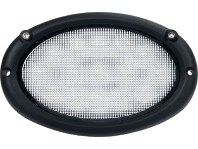 LED-Arbeitsscheinwerfer oval, 166 x 106,2 x 87,6 mm, 4.500 lm, 10 – 30 V, 15 LEDs, CISPR 25 Klasse 5, für Traktor Massey Ferguson MF 5000, 6000, 7000, 8000