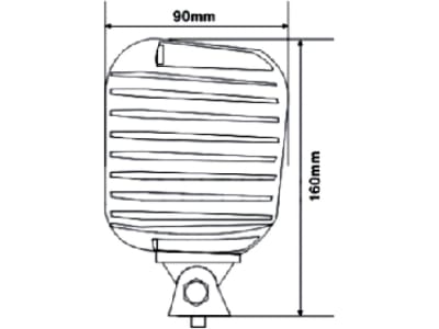LED-Arbeitsscheinwerfer 2.700 lm 48 W, 10 – 30 V, 16 LEDs, quadratisch, für Traktor Fendt Vario 300, 500, 700, 800, 9000 LED-Arbeitsscheinwerfer 2.700 lm 48 W, 10 – 30 V, 16 LEDs, quadratisch, für Traktor Fendt Vario 300, 500, 700, 800, 9000
