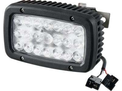 LED-Arbeitsscheinwerfer 3.220 lm 63 W, 10 – 30 V, 21 LEDs, rechteckig, für Traktor Massey Ferguson MF 5000, 6000, 7000 LED-Arbeitsscheinwerfer 3.220 lm 63 W, 10 – 30 V, 21 LEDs, rechteckig, für Traktor Massey Ferguson MF 5000, 6000, 7000