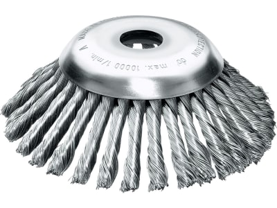 Wildkrautbürste Ø 200 mm Stahl für Motorsensen ab 2,5 PS Wildkrautbürste Ø 200 mm Stahl für Motorsensen ab 2,5 PS
