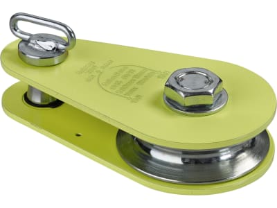Umlenkrolle "SRL-F9" Nutz-/Zuglast 3 t/1,5 t, Ø Seil max. 10 mm Umlenkrolle "SRL-F9" Nutz-/Zuglast 3 t/1,5 t, Ø Seil max. 10 mm