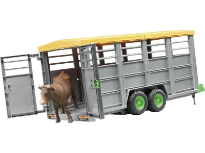 Bruder® Modell "Viehtransportanhänger" mit einer Kuh 1:16, 02227 Bruder® Modell "Viehtransportanhänger" mit einer Kuh 1:16, 02227