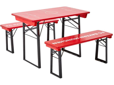 RUKU Bierzeltgarnitur Shorty 3-tlg., 108 cm, mit 67 cm breitem Tisch, FC Bayern München Edition RUKU Bierzeltgarnitur Shorty 3-tlg., 108 cm, mit 67 cm breitem Tisch, FC Bayern München Edition