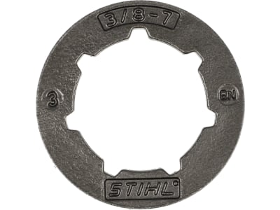 STIHL Ringkettenrad 3/8", 7 Zähne, für Kupplung; Kettensäge, 0000 642 1223 STIHL Ringkettenrad 3/8", 7 Zähne, für Kupplung; Kettensäge, 0000 642 1223
