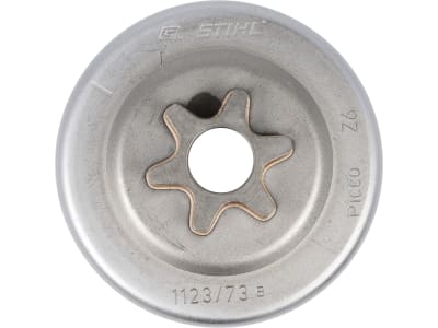 STIHL Kettenrad 3/8" 6 Zähne, für Kettensäge 021, 023, 025, MS 171, MS 181, MS 210, MS 211, MS 230, MS 250, 1123 640 2073