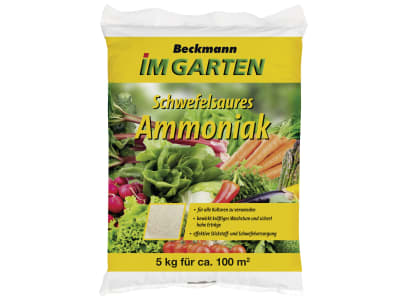 Beckmann IM GARTEN Beckmann Schwefelsaures Ammoniak  5 kg Beutel  