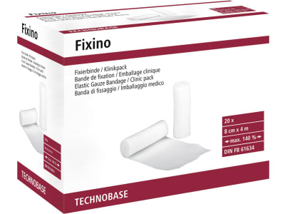 KERBL Mullbinde "Fixino" 8 cm x 4 m, 20 St. im Klinikpack, 16461