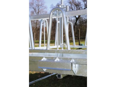 KERBL Heuraufe "Hobby" 1,50 x 2,40 x 1,50 m 8 Fressplätze, feuerverzinkt, für Pferde, Rund- und Rechteckballen bis 1,40 m Länge, 291300 KERBL Heuraufe "Hobby" 1,50 x 2,40 x 1,50 m 8 Fressplätze, feuerverzinkt, für Pferde, Rund- und Rechteckballen bis 1,40 m Länge, 291300