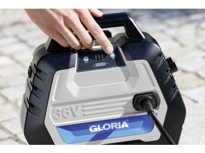 GLORIA® MultiJet 36 V Akku-Hochdruckreiniger mit integriertem Akku Dampfstrahler GLORIA® MultiJet 36 V Akku-Hochdruckreiniger mit integriertem Akku Dampfstrahler