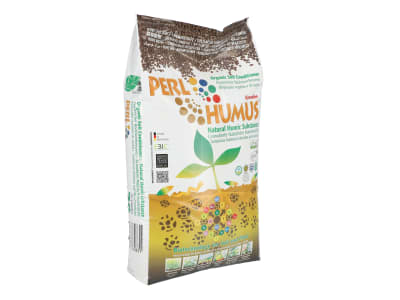 Humintech PERLHUMUS® organisches Bodenadditiv mit 60% Huminstoffe 20 kg Sack  Granulat