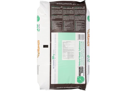 Humintech PERLHUMUS® organisches Bodenadditiv mit 60% Huminstoffe 20 kg Sack  Granulat
