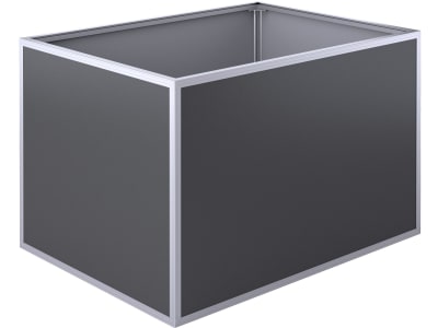 KGT Aluminium-Hochbeet 0,91 x 1,21 x 0,77 m Typ 130 pressblank , Füllmenge 800 l