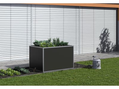 KGT Aluminium-Hochbeet 0,91 x 1,21 x 0,77 m Typ 130 pressblank , Füllmenge 800 l