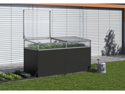 KGT Aluminium-Hochbeet 0,91 x 2,05 x 0,77 m Typ 210 anthrazit-grau , Füllmenge 1.400 l
