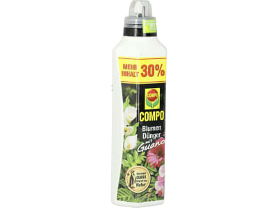 COMPO Blumendünger mit Guano Flüssigdünger Flüssigdünger, Blumendünger mit Guano 1,3 l Flasche  flüssig