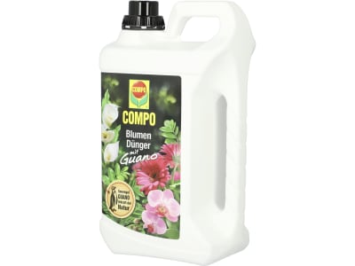 COMPO Blumendünger mit Guano Flüssigdünger Flüssigdünger, Blumendünger mit Guano 5 l Kanister  flüssig