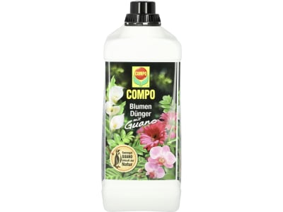 COMPO Blumendünger mit Guano Flüssigdünger Flüssigdünger, Blumendünger mit Guano 5 l Kanister  flüssig