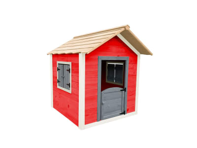 HOME DELUXE Spielhaus DAS KLEINE SCHLOSS 118,2 x 111 cm rot; weiß Kinderspielhaus, Spielhaus Holz HOME DELUXE Spielhaus DAS KLEINE SCHLOSS 118,2 x 111 cm rot; weiß Kinderspielhaus, Spielhaus Holz