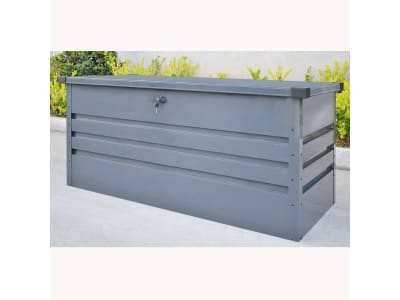 HOME DELUXE Metallaufbewahrungsbox MEGABOX XXL 600 Liter 600 l anthrazit (RAL 7016) Gartenbox, Auflagenbox HOME DELUXE Metallaufbewahrungsbox MEGABOX XXL 600 Liter 600 l anthrazit (RAL 7016) Gartenbox, Auflagenbox