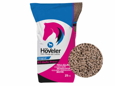 Höveler BT-Hefe press pelletierte Bierhefe an Biertreber gebunden 25 kg Sack