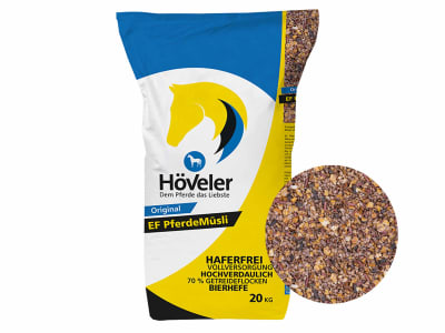 Höveler Original EF Pferdemüsli haferfreies Müsli 20 kg Sack Höveler Original EF Pferdemüsli haferfreies Müsli 20 kg Sack