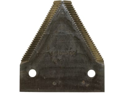 Fendt Messerklinge gezahnt, 82 x 76 x 3 mm für Mähmesser Mähdrescher Fendt, Massey Ferguson, D44103700