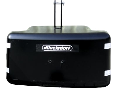 Düvelsdorf Frontgewicht 1.050 kg Stahlbeton, schwarz, ohne Rangierhilfe, 2821300