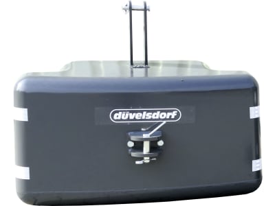 Düvelsdorf Frontgewicht 1.050 kg Stahlbeton, grau, mit Rangierhilfe, 2821320