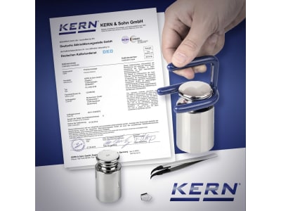 Kern® & Sohn Eichung für elektronische Waagen Eichklasse II, 5 – 50 kg, 965-217