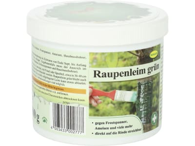 Schacht Raupenleim grün 500 g Dose Leimringe für Obstbäume als Baumschutz Baumleimring zum streichen 