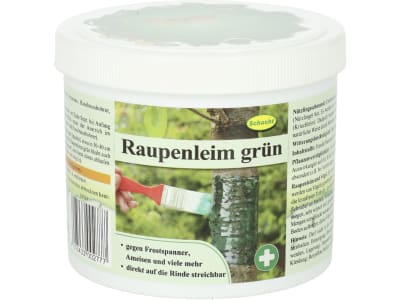 Schacht Raupenleim grün 500 g Dose Leimringe für Obstbäume als Baumschutz Baumleimring zum streichen 