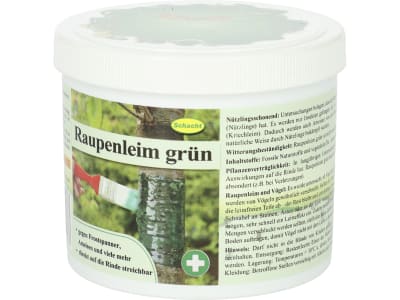 Schacht Raupenleim grün 500 g Dose Leimringe für Obstbäume als Baumschutz Baumleimring zum streichen 