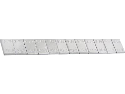 Tip Top Klebegewicht "397", 60 g (12 x 5 g), Zink, versiegelt, für ALU-Felgen Tip Top Klebegewicht "397", 60 g (12 x 5 g), Zink, versiegelt, für ALU-Felgen