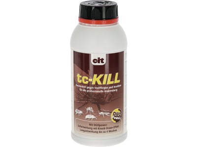 Cit Insektenschutzmittel "tc-KILL" 500 ml Konzentrat für die Bekämpfung von Stallfliegen, Bremsen, Mücken und kriechendem Ungeziefer, 299751 Cit Insektenschutzmittel "tc-KILL" 500 ml Konzentrat für die Bekämpfung von Stallfliegen, Bremsen, Mücken und kriechendem Ungeziefer, 299751