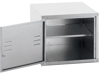 Growi® Sattelschrankaufsatz 50 x 60 x 60 cm, Stahlblech verzinkt, 5003 Growi® Sattelschrankaufsatz 50 x 60 x 60 cm, Stahlblech verzinkt, 5003