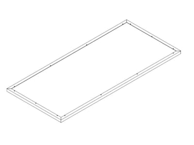 KGT Schneckenkante für Aluminium-Hochbeet Aluminium pressblank 0,9 x 0,05 m KGT Schneckenkante für Aluminium-Hochbeet Aluminium pressblank 0,9 x 0,05 m