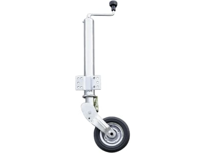 TRAILER POOL Stützrad 770 – 1.070 mm, Stützlast 250 kg, Vollgummirad 200x60, Metallfelge, automatischer Klappvorgang, mit Direktflansch, PKW-Anhänger, 016 013 042 TRAILER POOL Stützrad 770 – 1.070 mm, Stützlast 250 kg, Vollgummirad 200x60, Metallfelge, automatischer Klappvorgang, mit Direktflansch, PKW-Anhänger, 016 013 042