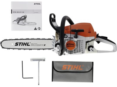 STIHL Benzin-Kettensäge "MS 241 C-M" 2,3 kW (3,1 PS) Schienenlänge 40 cm, 1143 200 0259